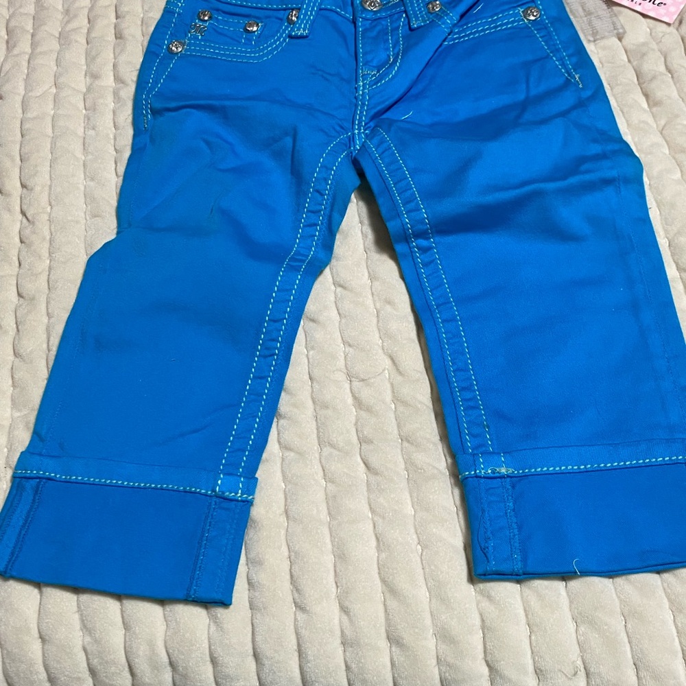 Vibrant Blue Kids Jeans